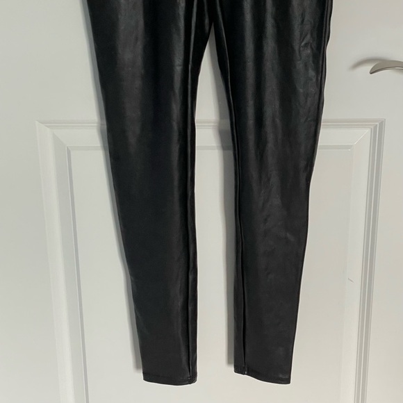 Spanx Black SPANXshape Faux Leather Leggings - 35739 - Picture 5 of 12
